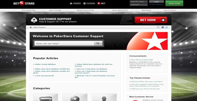Betstars клиенти -Support