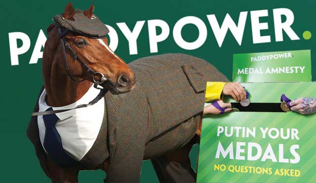 Paddy Power започна кампания пред руското посолство