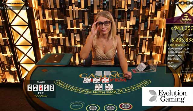 Evolution Gaming с лайв казино студио с 10 маси в Ню Джърси през следващите два месеца