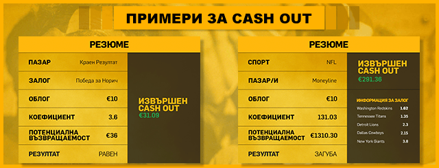 Betfair Кеш Аут