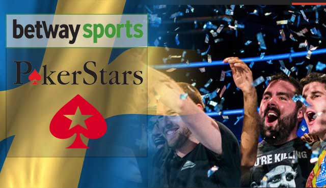 Шведският хазартен регулатор лицензите за регулирания си пазар PokerStars, Betway и Betclic.