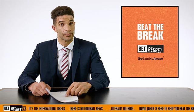 Дейвид Джеймс с кампания против импулсивните залози