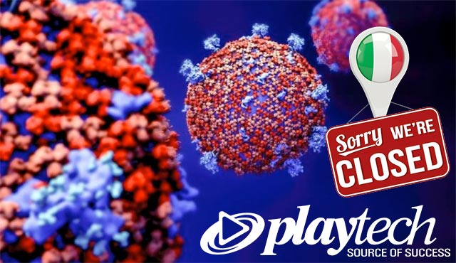 Playtech затвори игрални зали в Италия